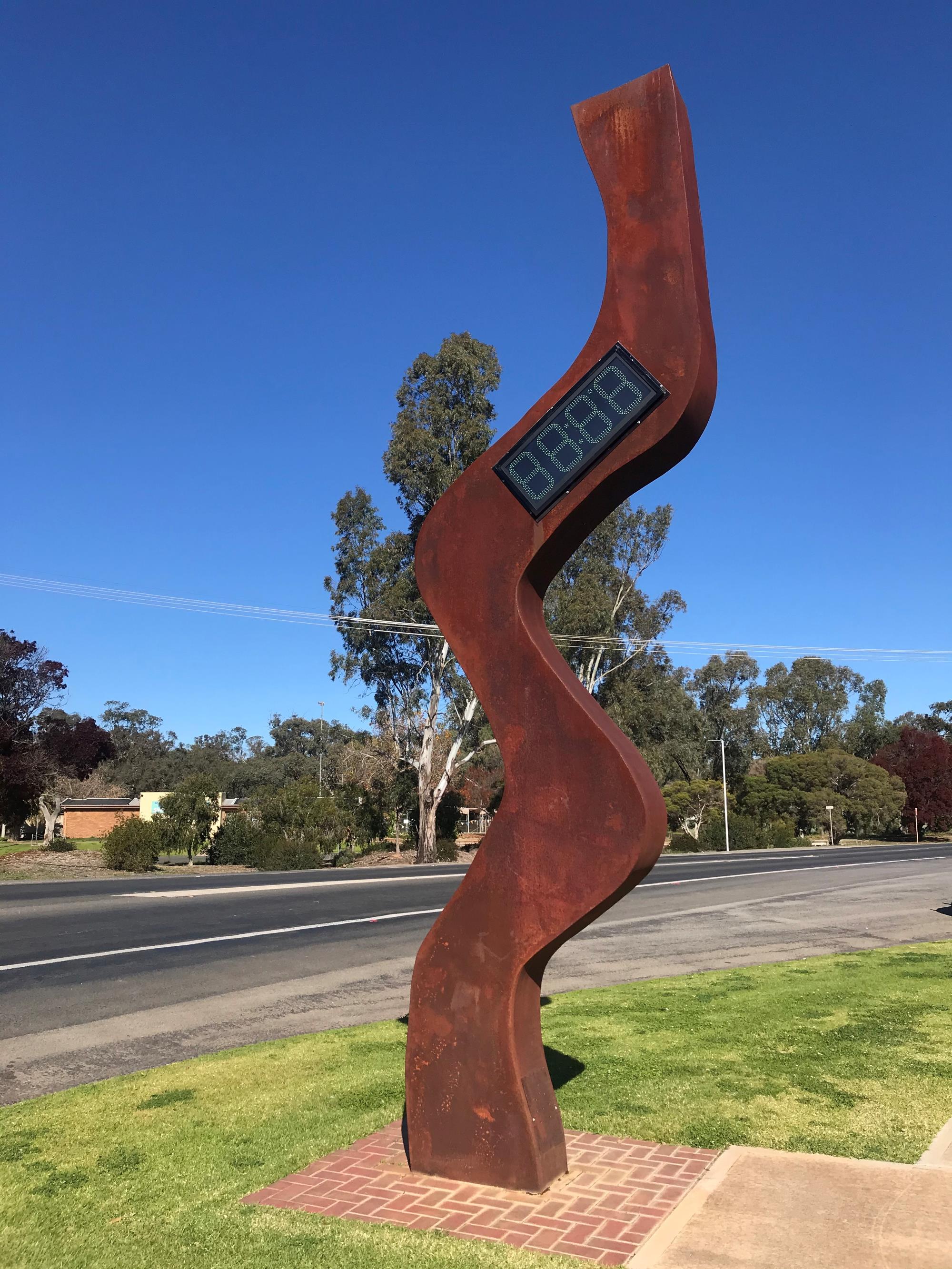 Clock sculpture