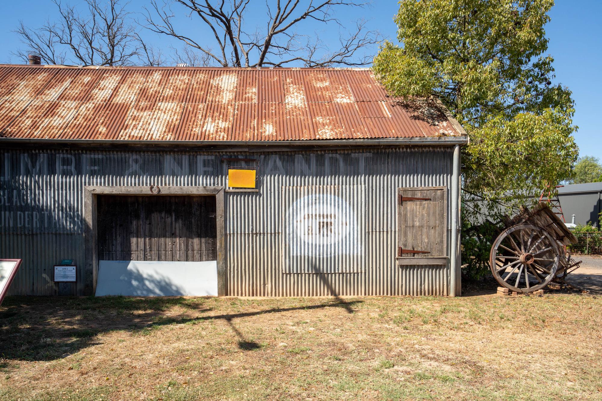 Outside of the Blacksmith building