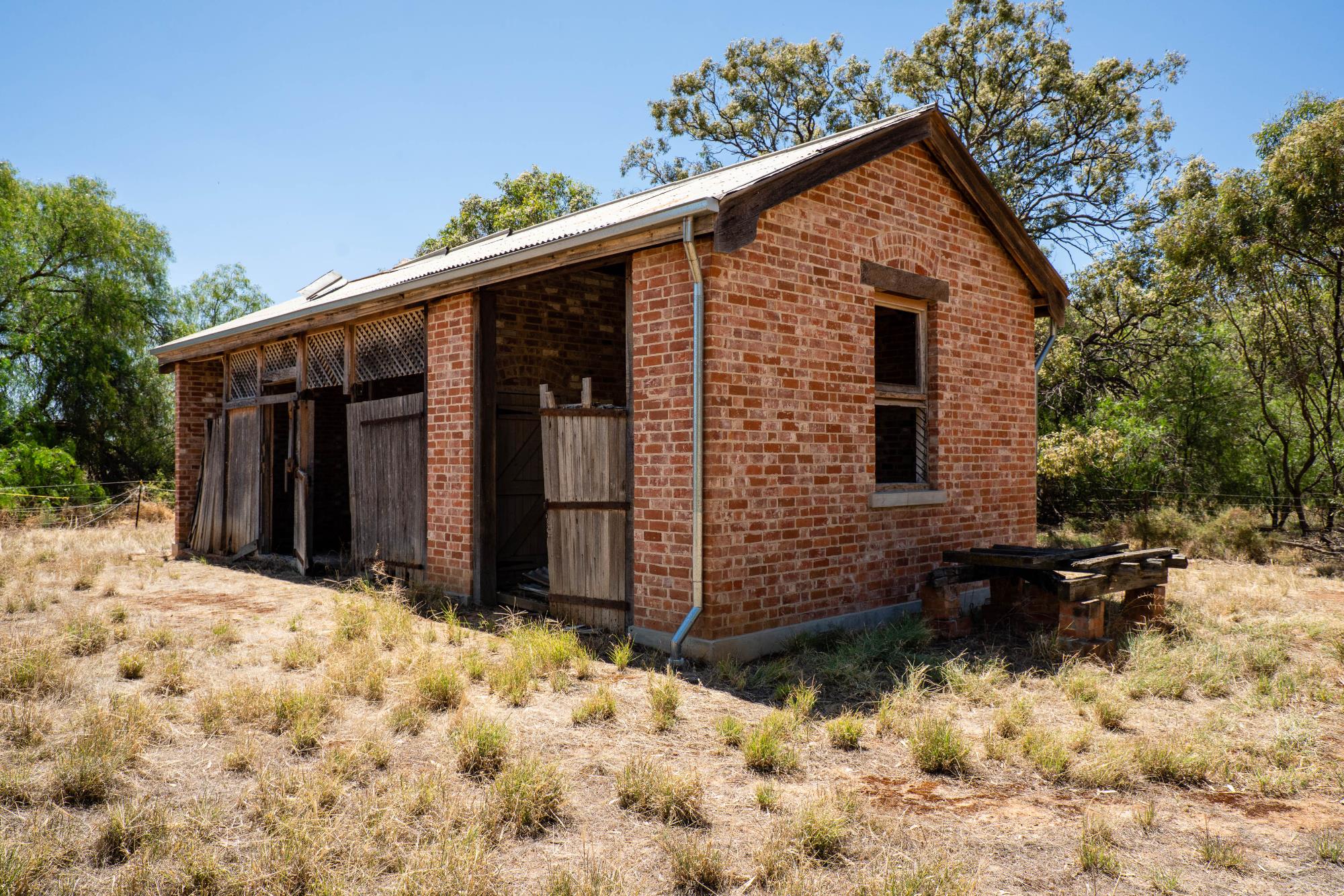 Outside of Police Stables buildings